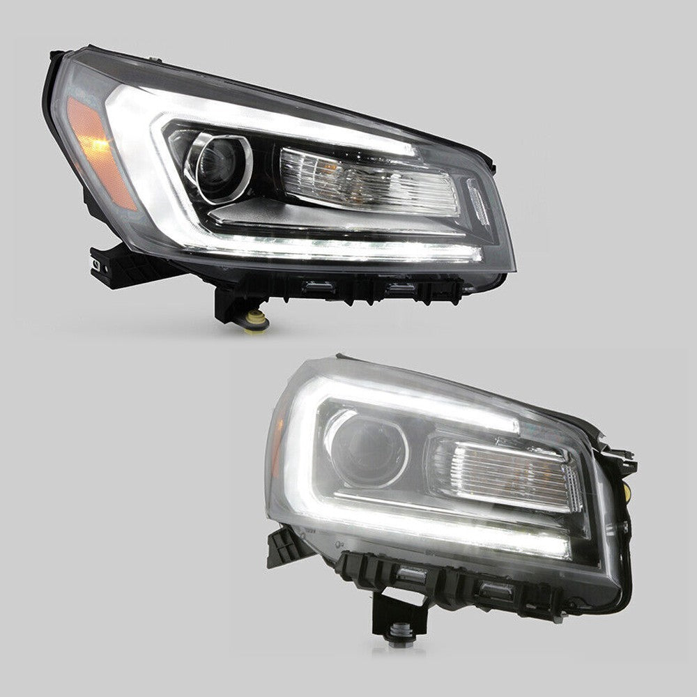 Halogen projector headlight connector close-up for 2013-2016 GMC Acadia