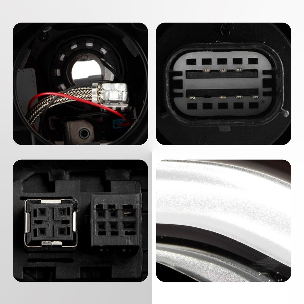 Hid headlight adjuster close-up for 2017-2021 Jeep Compass