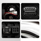 Hid headlight adjuster close-up for 2017-2021 Jeep Compass