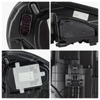 Driver side 2023 Style Full LED headlight close-up for 2011-2014 Porsche Cayenne 958