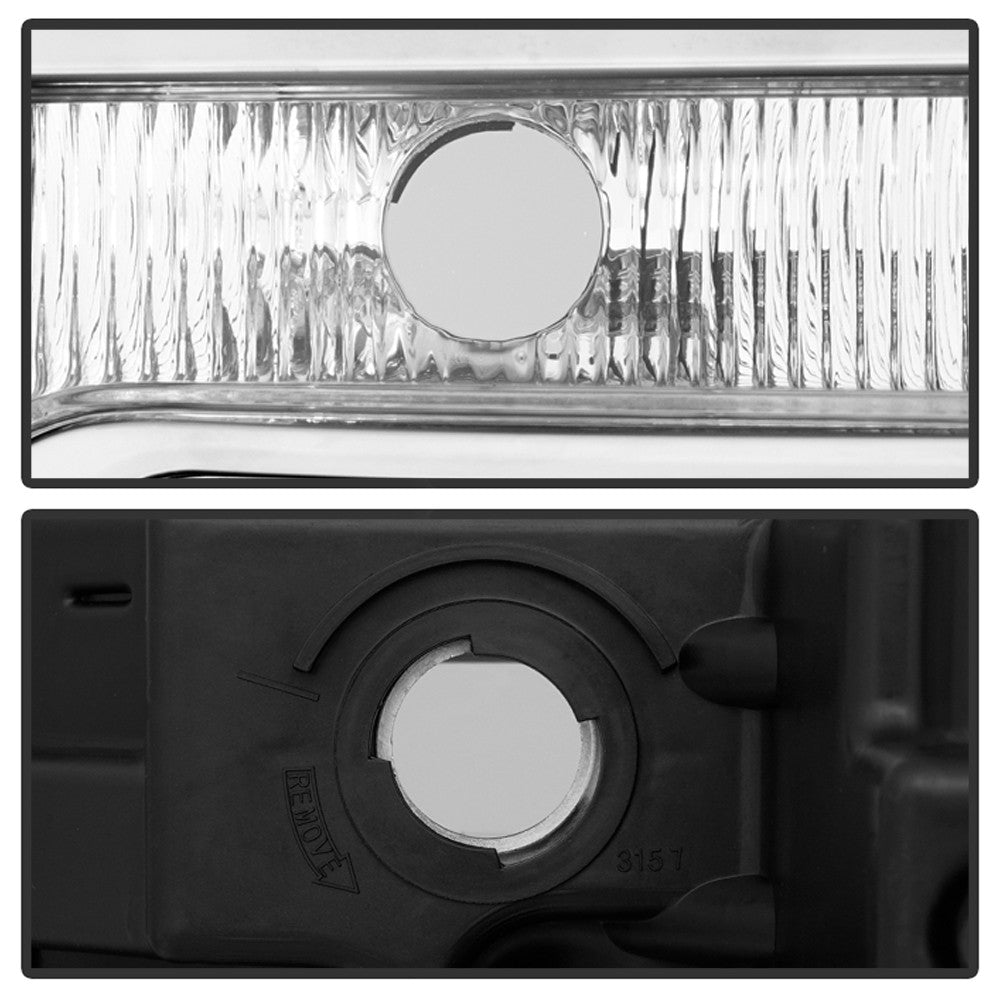 Pair HID headlight rear housing angle for 2013-2019 Ford Flex
