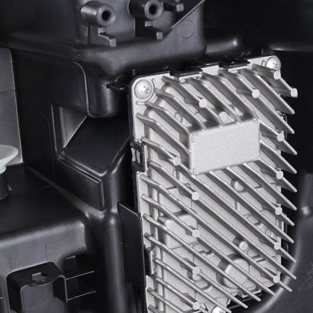 Led headlight adjuster close-up for 2025-2026 GMC Yukon / Yukon XL AT4 / Elevation