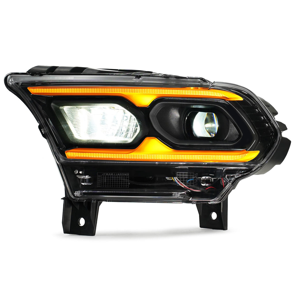 Left LED headlight side angle for 2021-2026 Dodge Durango