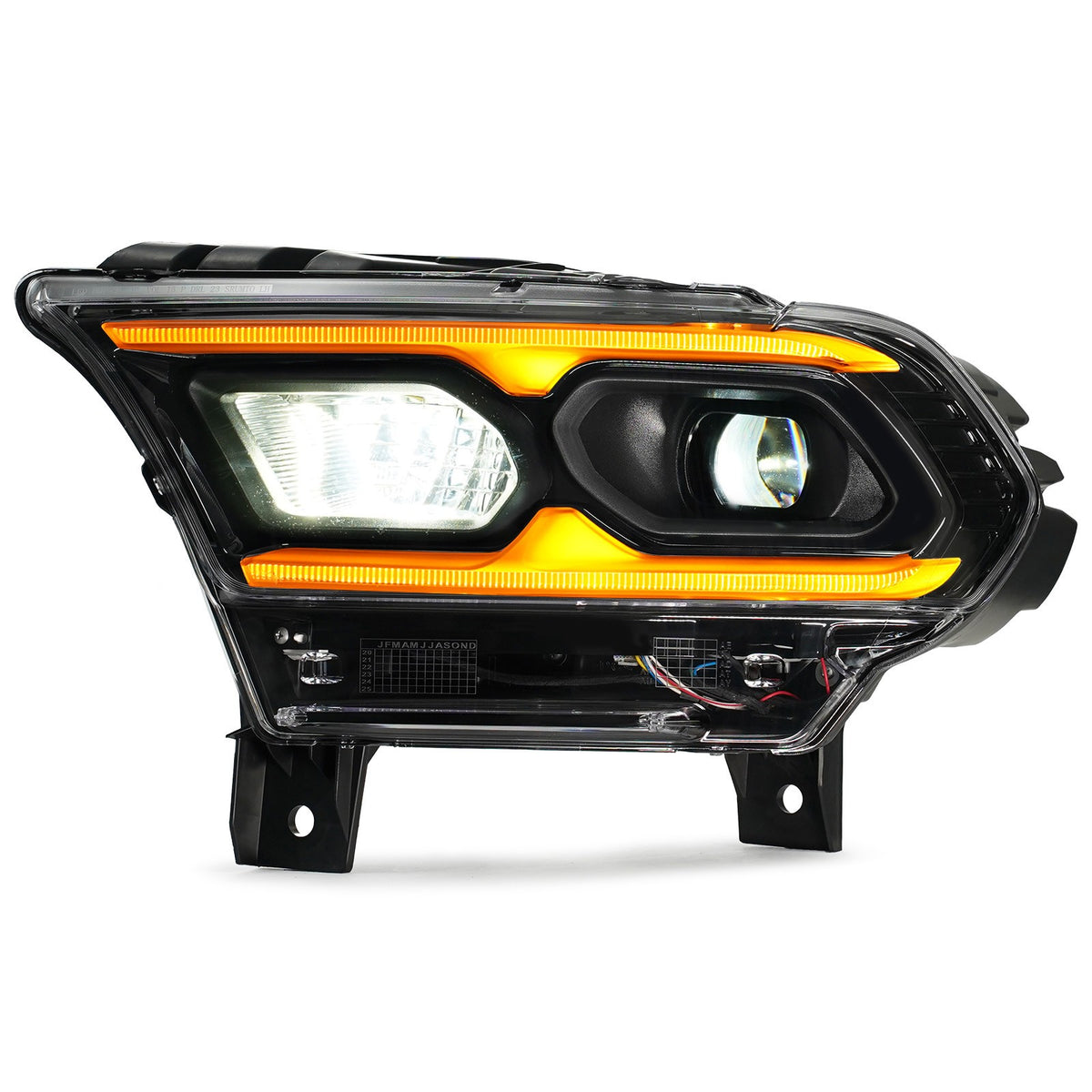 Left LED headlight side angle for 2021-2026 Dodge Durango