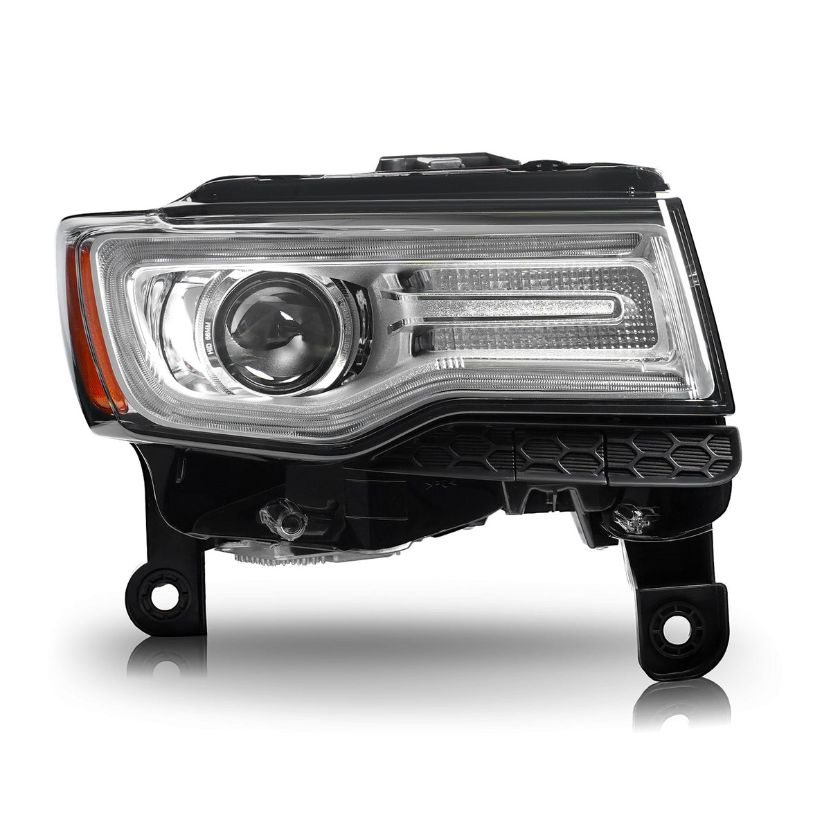 Right HID headlight side angle for 2014-2016 Jeep Grand Cherokee