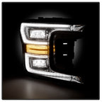Pair LED headlight rear housing angle for 2018-2020 Ford F-150