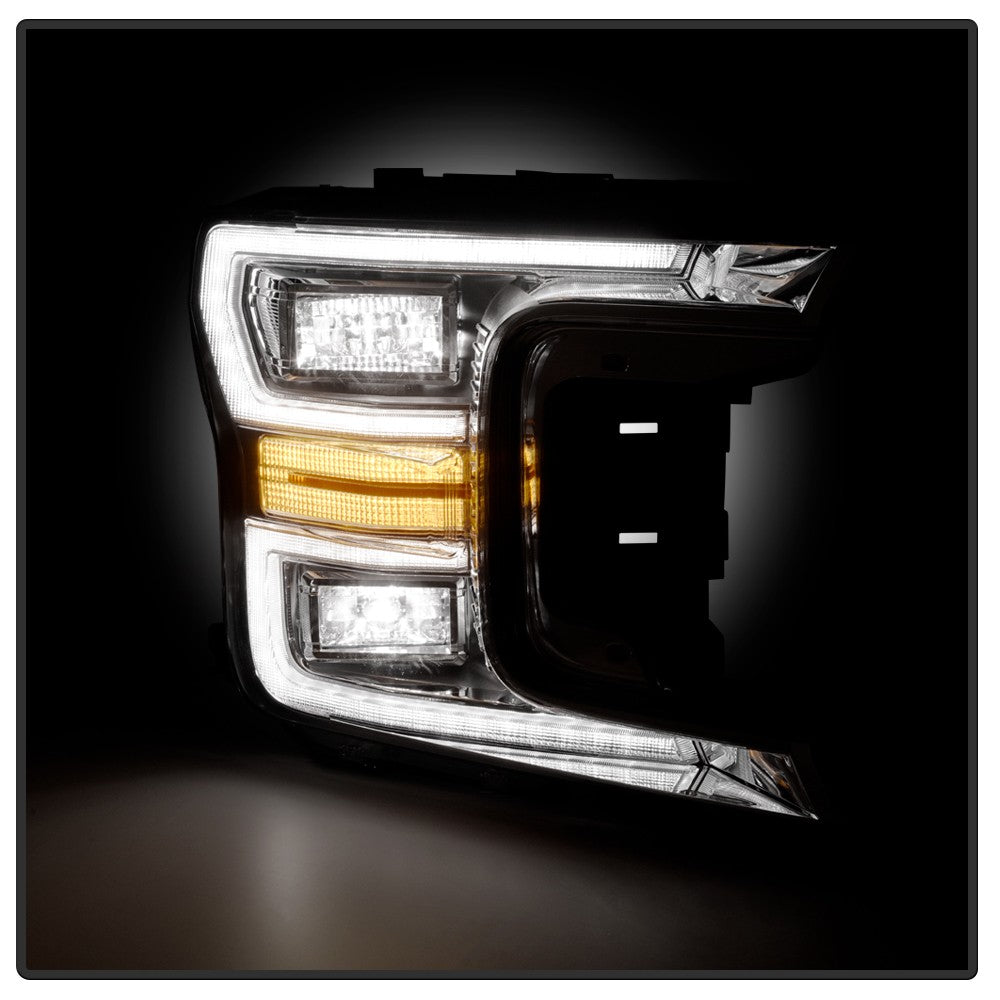 Pair LED headlight rear housing angle for 2018-2020 Ford F-150