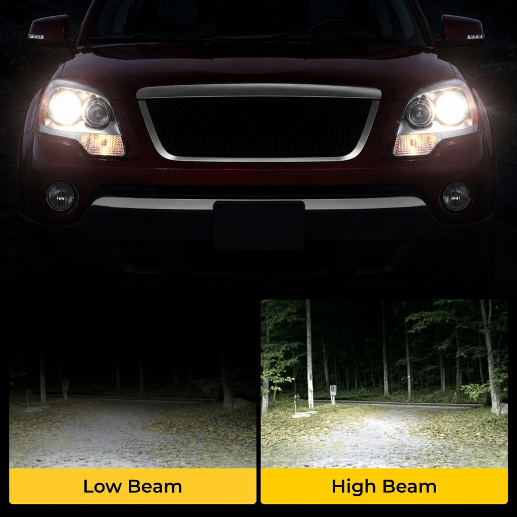 Chrome Projector Halogen headlight features and specifications for 2007-2012 GMC Acadia (image 3)