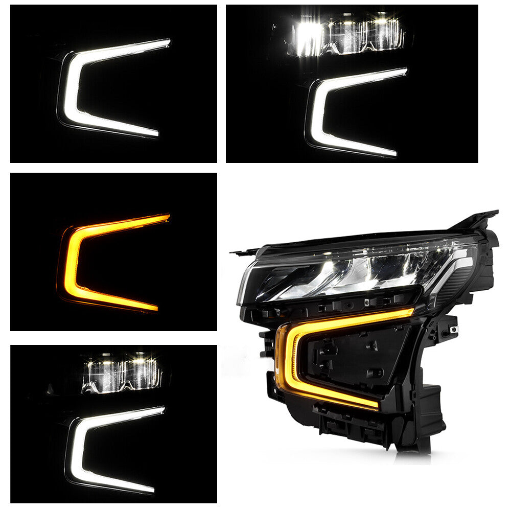 Led headlight adjuster close-up for 2021-2024 Chevrolet Tahoe / Suburban