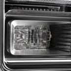 Led headlight connector close-up for 2017-2019 Ford F-250/F-350 Super Duty