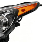 Right HID headlight lens close-up for 2009-2017 Infiniti FX35/FX37/QX70
