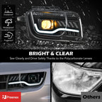 Black Projector Halogen headlight features and specifications for 2010-2013 Chevrolet Camaro (image 6)