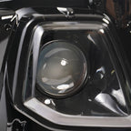 Left HID headlight lens close-up for 2019-2022 Chevy Blazer