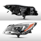 Pair halogen projector headlight front angle for 2014-2017 Buick Regal