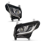 Led headlight adjuster close-up for 2022-2024 Buick Enclave