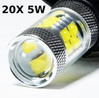 9005 HB3 100W LED Headlight DRL Lamp Bulbs (2 Pack) - GENSSI Lighting