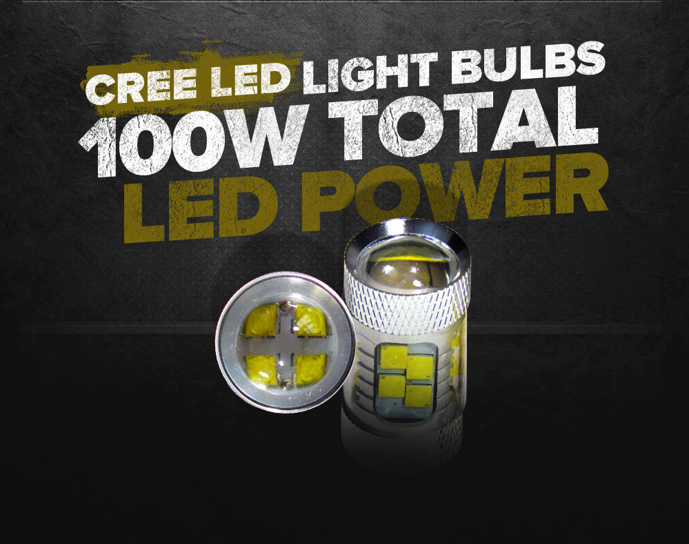 H6M 70023 100W LED Headlight Bulbs (2 Pack) Lighting