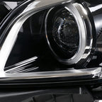 Halogen projector headlight adjuster close-up for 2014-2019 Cadillac CTS