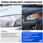 Headlight bulb size diagram for 2009-2012 Toyota RAV4 Chrome Halogen headlights (image 2)
