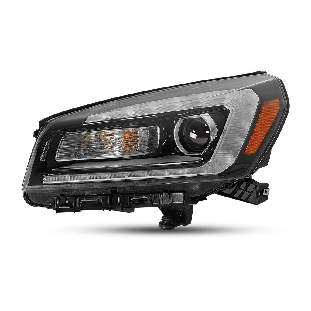 Halogen projector headlight adjuster close-up for 2013-2016 GMC Acadia