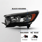 Halogen headlight bulb socket close-up for 2018-2019 Ford Escape
