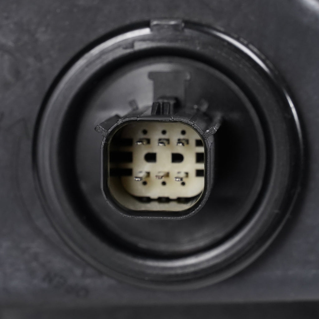 Led headlight bulb socket close-up for 2018-2021 Buick Enclave