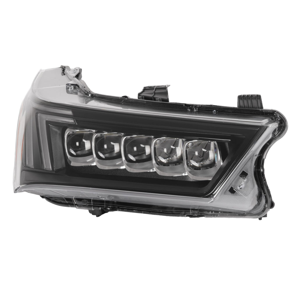 Led headlight adjuster close-up for 2017-2020 Acura MDX