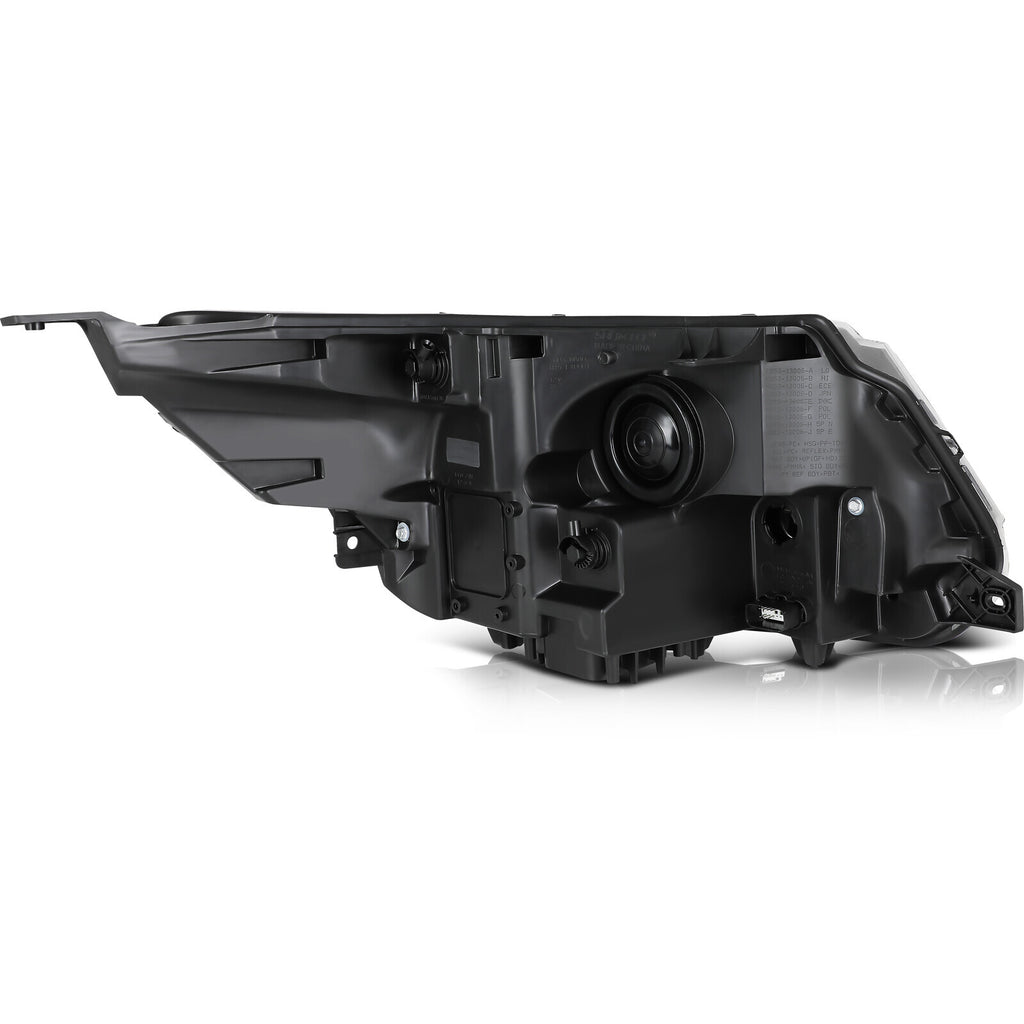 Led reflector headlight adjuster close-up for 2016-2018 Ford Explorer