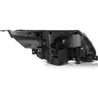 Led reflector headlight adjuster close-up for 2016-2018 Ford Explorer