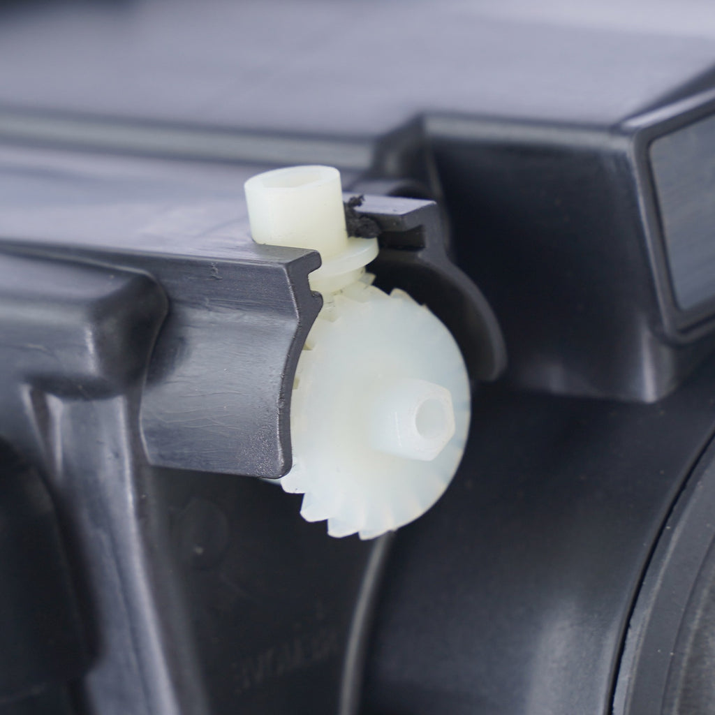 Halogen projector headlight connector close-up for 2014-2020 Chevy Impala