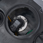 Halogen projector headlight adjuster close-up for 2015-2020 Chevy Tahoe