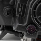 Hid headlight connector close-up for 2013-2016 Dodge Dart