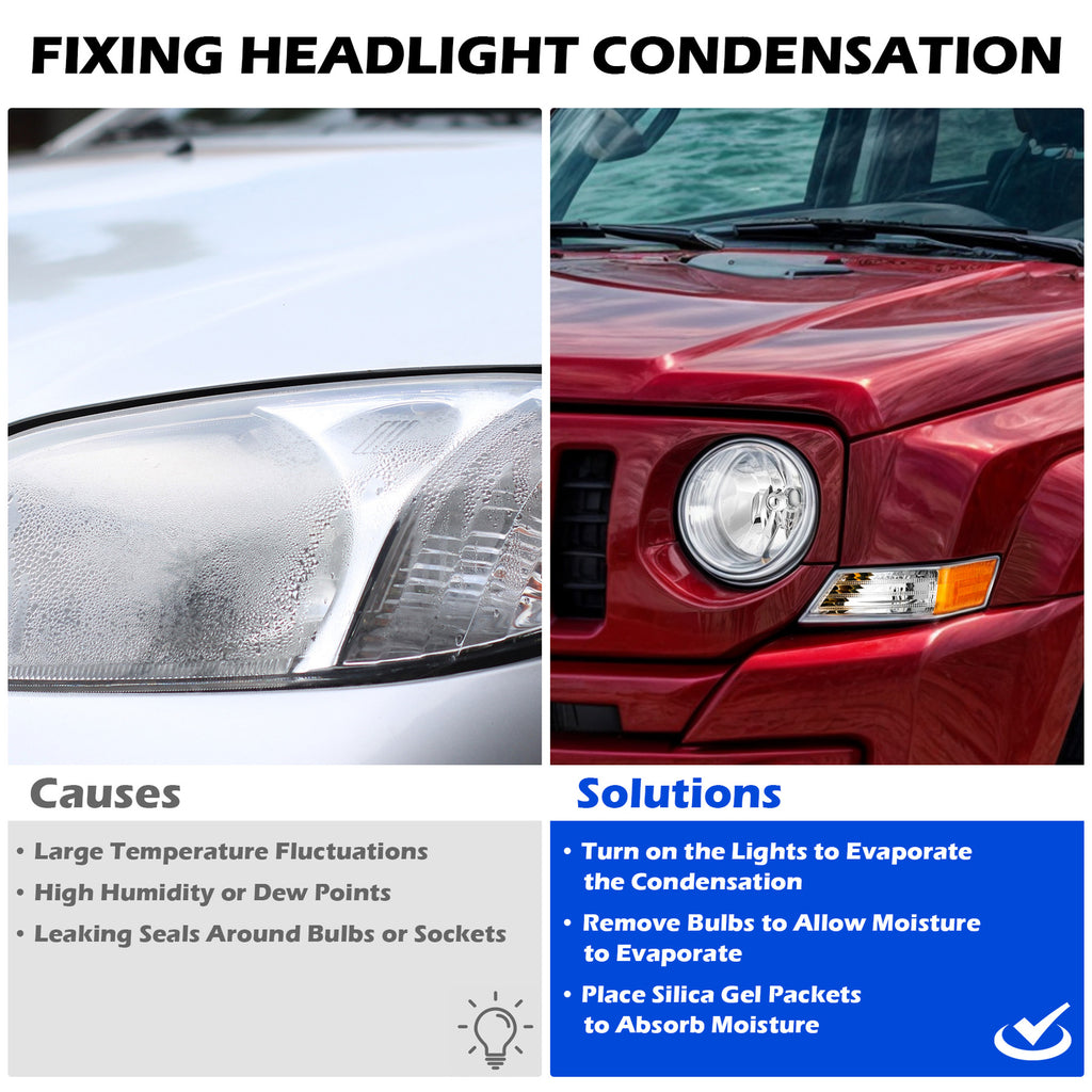 Headlight bulb size diagram for 2007-2017 Jeep Patriot Chrome Halogen headlights (image 2)