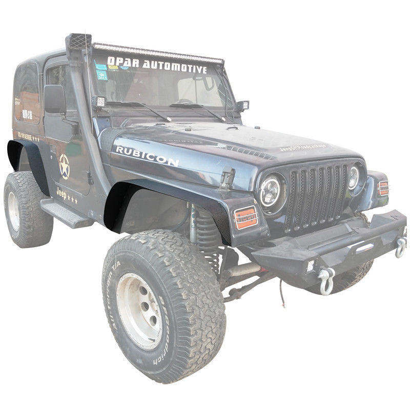 Steel Fender Flare 4pcs Set for Jeep Wrangler YJ & TJ 1987-2006 Exterior Part