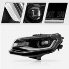 Hid headlight mounting tab close-up for 2016-2024 Chevy Camaro