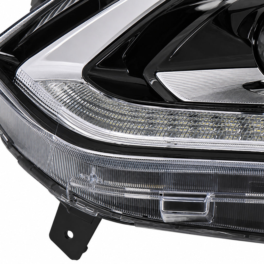 Right HID headlight lens close-up for 2017-2021 Chevy Bolt EV