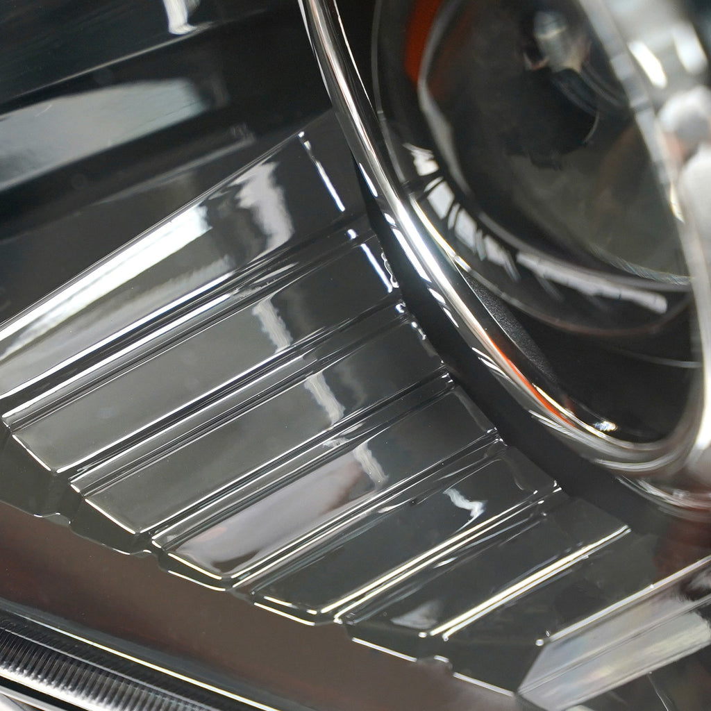 Right HID headlight lens close-up for 2008-2014 Cadillac CTS