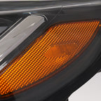 Right LED headlight lens close-up for 2025-2027 Ford Explorer Active