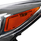 Halogen headlight connector close-up for 2015-2018 Ford Focus