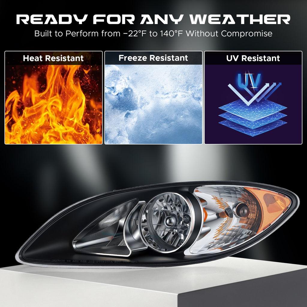 Black Halogen headlight features and specifications for 2008-2016 International ProStar (image 5)