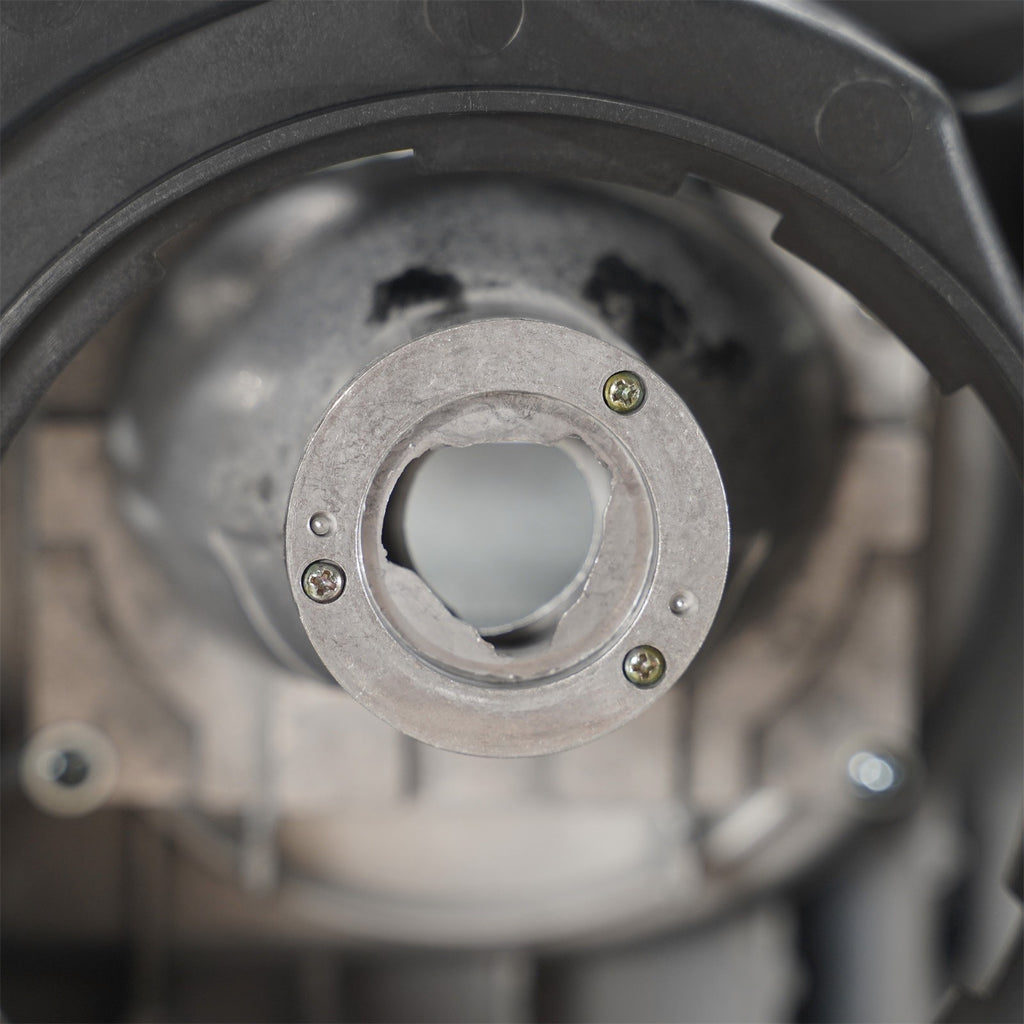 Halogen headlight adjuster close-up for 2015-2019 Chevy Silverado 2500HD