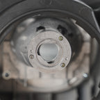 Halogen headlight adjuster close-up for 2015-2019 Chevy Silverado 2500HD