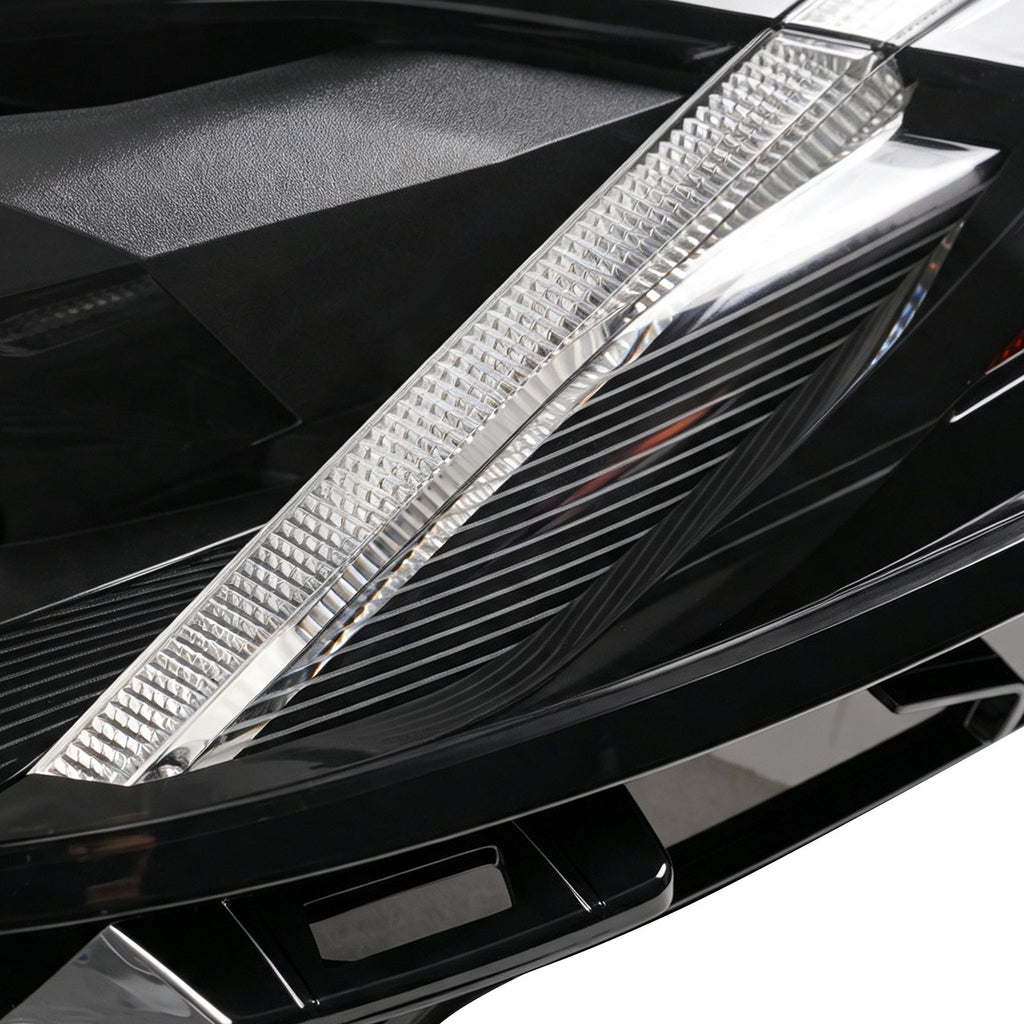Led headlight adjuster close-up for 2020-2027 Chevrolet Corvette C8
