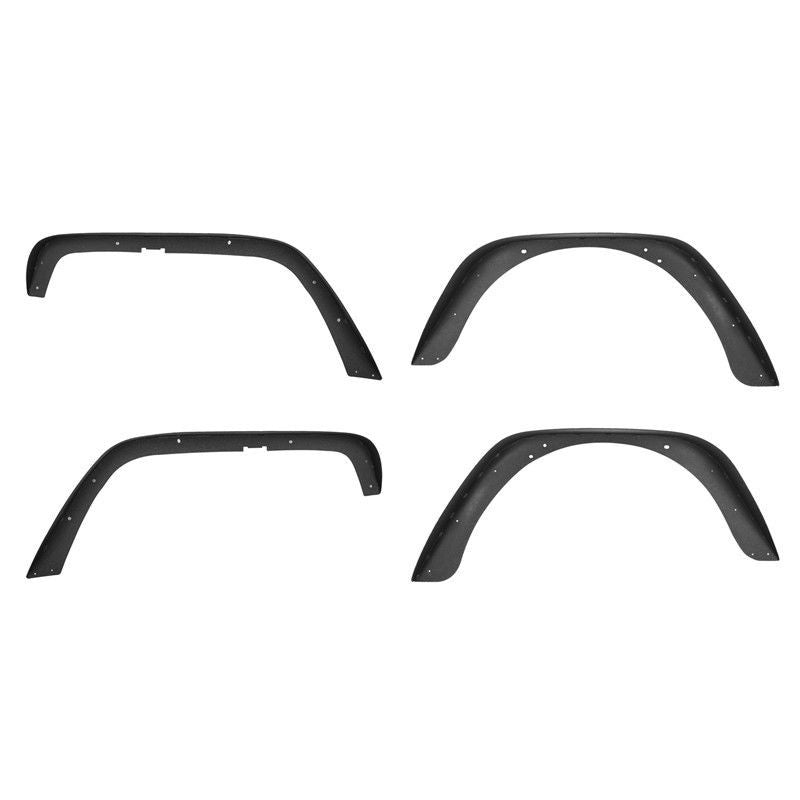 Steel Fender Flare 4pcs Set for Jeep Wrangler YJ & TJ 1987-2006 Exterior Part