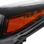 Black Halogen replacement headlight assembly for 2015-2018 Ford Focus