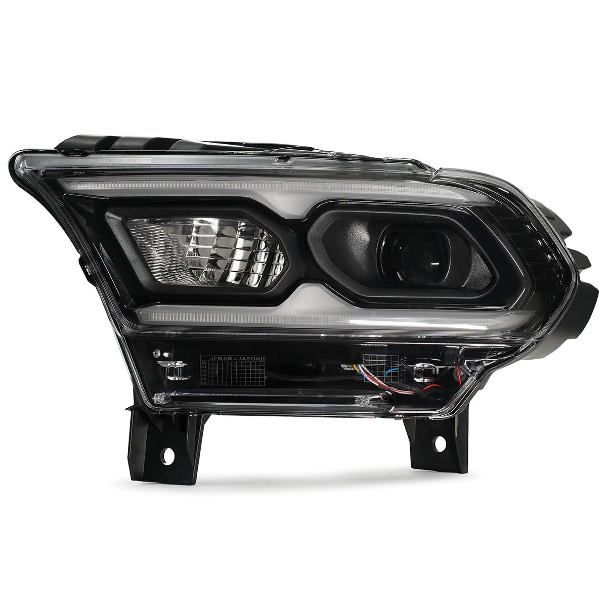 Right LED headlight side angle for 2021-2026 Dodge Durango