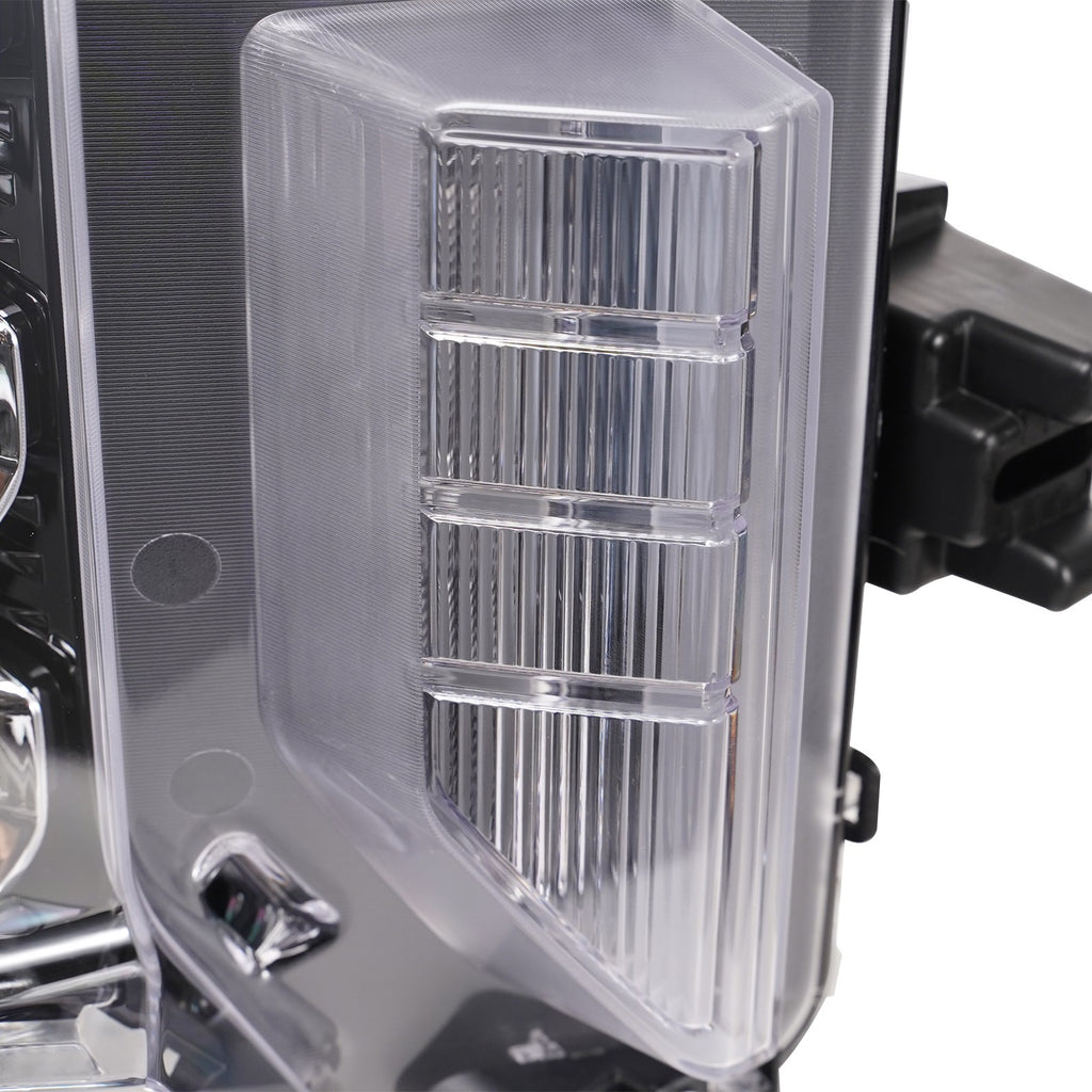 Led headlight adjuster close-up for 2020-2023 GMC Sierra 2500HD/3500HD