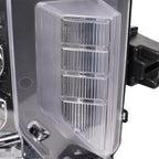 Led headlight adjuster close-up for 2020-2023 GMC Sierra 2500HD/3500HD