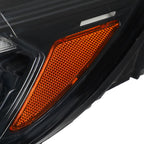 Led headlight adjuster close-up for 2023-2025 Ford Escape