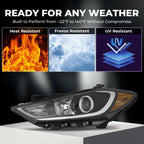 Black Projector Halogen headlight features and specifications for 2017-2018 Hyundai Elantra (image 4)